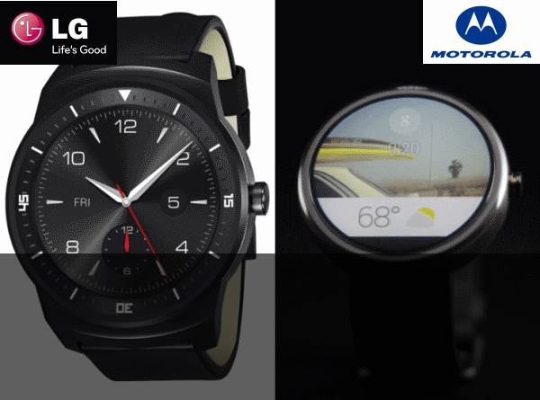 Moto 360 vs LG G watch R