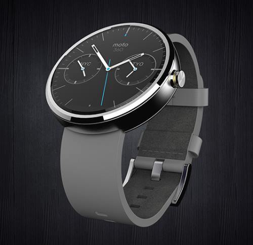 Moto 360 кръгъл смарт часовник